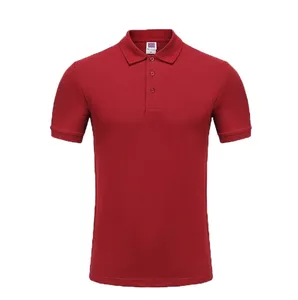Мужская рубашка поло 220 г, 100% хлопковые рубашки поло с индивидуальным логотипом, модные рубашки с коротким рукавом