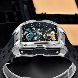 Reloj de Lujo para Hombre PAGANI DESIGN YS018, Nuevo Modelo Alien con Fondo Transparente, Movimiento Visible, Cristal de Zafiro, Automático - Product Image 1