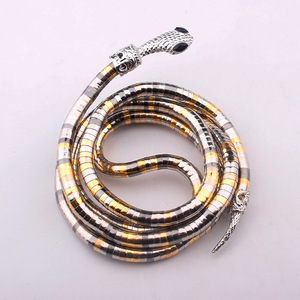 Moda Hip Hop a forma di serpente 90CM gioielli belle collane collane d'<span class=keywords><strong>oro</strong></span> per le donne - Product Image 2