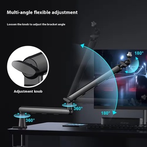 Support PC Métallique Haut de Gamme Universel Réglable, Fixation Discrète pour Microphone, Supports de Microphone pour Enregistrement Live avec Câble - Product Image 5
