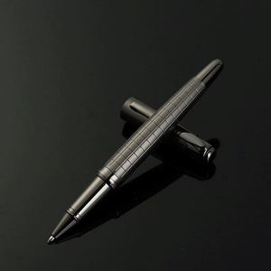 Wholesale Business Gray Metal Ballpoint Pen 0.5mm Black Ink with Custom Personal Logo Printed for Office <b>Gifts</b> & Manufactures - Product Image 2