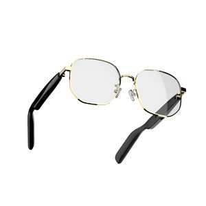 แว่นตาแฟชั่นล่าสุด SG16 Pro Ai ระบบนำทางอัจฉริยะสำหรับขับรถขี่จักรยานหูฟังสัมผัสอัจฉริยะสีฟ้า - Product Image 1