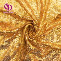 Tissu en tulle pailleté 100% polyester, dense, avec des paillettes solides de 3 mm, maille brodée pour maillots de bain, textiles de maison, vêtements, accessoires