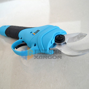 Tijeras de podar eléctricas de acero inoxidable de 20-30 mm para árboles frutales, uso en jardín, color azul, para diestros - Product Image 1