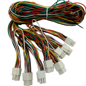 Maßgefertigter Mehrzweig-Kabelbaum mit Mehrfach-2-Pin-Steckverbindern, Mehrfarbige Anschlusskabel - Product Image 1