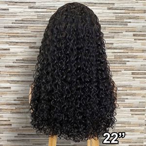 Pelucas de Cabello Humano Virgen con Ondas de Agua, Densidad 350%, Peluca de Encaje 13x4 SDD, Color Rizado, Pelucas Frontales de Encaje HD 13*4 para Mujeres Negras - Product Image 4