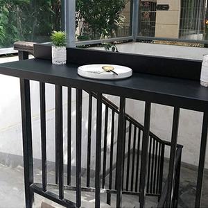 في الهواء الطلق طاولة جانبية شرفة للطي شنقا حديدي Tabele قابل للتعديل سطح الباحة حديقة الجدول منصة مشروبات في الهواء الطلق الجدول - Product Image 3