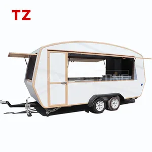 天纵T62移动酒吧拖车定制冰淇淋车优质热狗推车带出厂价格