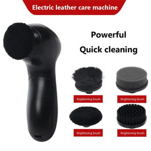 Kit d'entretien du cuir Portable Mini chaussure rotative nettoyage brosse électrique polisseuse à <span class=keywords><strong>chaussures</strong></span> - Product Image 3
