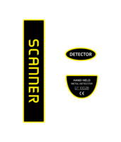 Détecteur de métaux portatif, scanner de sécurité, haute sensibilité, étanche IP68, alarme sonore et vibratoire pour les contrôles de sécurité à l'aéroport et à l'école