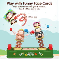 Jeu de société interactif HTL Boxing Gorilla et Canard pour 2 joueurs, pour enfants, entraînement de réaction, jouet éducatif pour fêtes