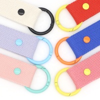 Lanyard Blank Canvas Strap DIY Blank Eisen auf Patches Bulk Lanyard Schlüssel bund für Bag Tag