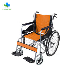 24 인치 스틸 성인 접이식 휠체어 병원 다기능 경량 장애인 환자 재활 접이식 24 인치 - Product Image 2