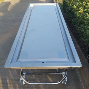 Manufacturer supplies stainless steel autopsy <b>tables</b>, autopsy stations, and sampling <b>tables</b> for autopsy rooms; height - Product Image 1