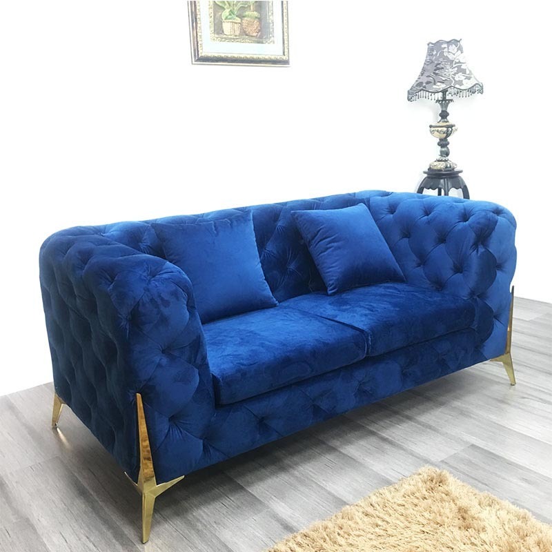 Modern Luxury Velvet Three Seat Recliner