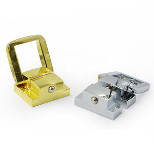 Zinc Alloy Square Lock Gold Polished For Toolbox Wine Cigar <b>Box</b> <b>Lockable</b> - Product Image 4