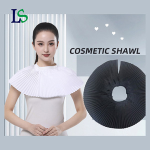 Pénoir de coiffure anti-adhérent pour salon de coiffure, barbier, avec logo, fermeture à boutons-pression réglable, facile à nettoyer - Product Image 1
