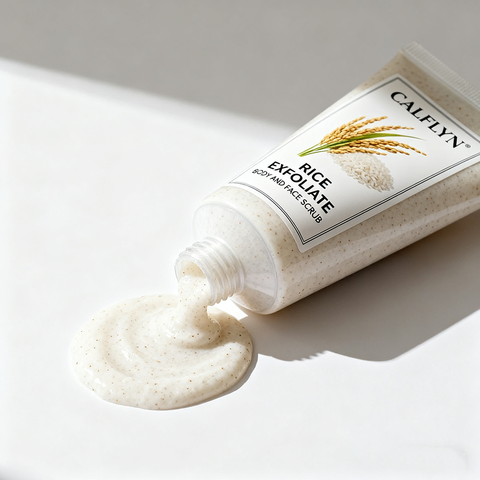 Rice-Powered Gentle Exfoliating Treatment with AHA+BHA, Niacinamide & Hyaluronic Acid Supporting OEM/ODM Private Label Service