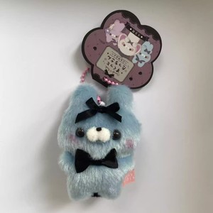 ตุ๊กตายืนตะโกนของแท้จากญี่ปุ่นชุดเสื้อผ้ากำมะหยี่ขนยาว7ซม. ห้อยหูกระต่ายแมว - Product Image 2