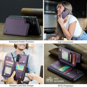 Nouveau matériau RFID cuir étui de téléphone portable pour <span class=keywords><strong>Samsung</strong></span> A05 A15 A25 A35 A55 A53 accessoire de téléphone portable pour <span class=keywords><strong>Samsung</strong></span> <span class=keywords><strong>Galaxy</strong></span> A25 étui - Product Image 4