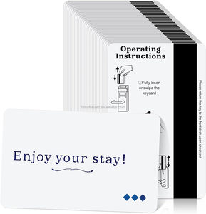 Tarjetas de Regalo para Hoteles, PVC Prepago, Habitaciones, Comedor, Servicios de Spa, Banda Magnética, Sobres, MOQ 500 Sets - Product Image 1