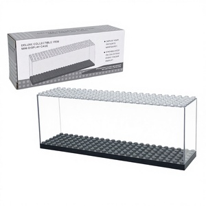 Boîte de rangement pour blocs de construction pour enfants BLOCKMOC, boîte de présentation en plastique transparent 10712, vente en gros, petites briques, jouets pour enfants de 6 ans et plus, conforme aux normes ASTM - Product Image 1