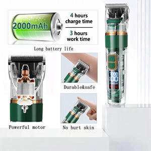 Cortadora eléctrica recargable por USB para mascotas, cortadora <span class=keywords><strong>de</strong></span> patas para perros y gatos con LCD transparente, cortadora <span class=keywords><strong>de</strong></span> <span class=keywords><strong>pelo</strong></span> eléctrica para el hogar - Product Image 5