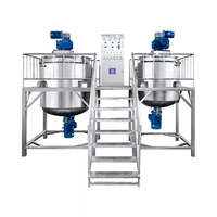 Machine de fabrication de savon liquide et de détergent pour la vaisselle en acier inoxydable haute sécurité avec pompe pour gel d'aloe vera et produits chimiques
