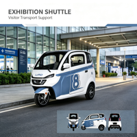 Certificat COC EEC Europe, tricycles à 3 roues, voiture à passagers, tricycle électrique, mini tricycle électrique pour adultes, pour 2 personnes