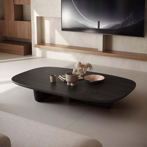 Juego de <span class=keywords><strong>Mesa</strong></span> de Centro de Madera Moderna y Contemporánea con Altura Ajustable para Sala de Estar, Muebles para el Hogar - Product Image 1