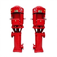Conjunto de Bomba Contra Incendios Vertical JSL XBD15.0/10G-LG con Cuerpo de Bomba y Tapa de Bomba de Hierro Fundido QT400-18 y Sello Mecánico Resistente al Desgaste Sic