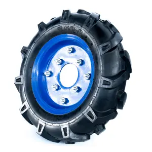Roda pertanian pneumatik pabrik Tiongkok 4.00-8/5.00-10/5.00-12/6.00-12 roda ban untuk pilot/traktor