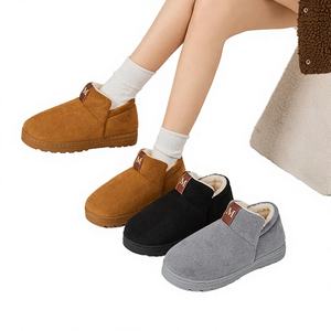 Autumn Winter Thick-Soled Fashionable Casual Cotton Snow Boots Home Use Non-Slip Fleece-Lined Outdoor Boot TPR Outsole Unisex - Product Image 4