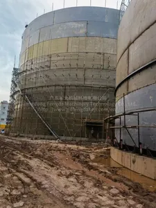Fengda Tanque de armazenamento de água destilada em grande escala 100-10000 M3 Cone Vertical Purificado Cooing