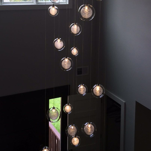 Tùy Chỉnh Lớn Sang Trọng Hiện Đại Thủy Tinh Ánh Sáng Mặt Dây Chuyền Thiết Kế Mới LED Ktv Đèn Chùm Cho Không Gian Thương Mại Khách Sạn Không Gian Thương Mại Khách Sạn - Product Image 6