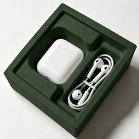 Plateau d'emballage écologique pour téléphone avec emplacements pour câble, chargeur et carte SIM, insert en pâte moulée multi-usage, nouvelle boîte de vente au détail pour téléphone