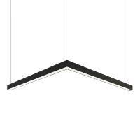 Suspension LED rectangulaire moderne en aluminium pour bureau à domicile, 36W, hauteur réglable, intensité variable, multi-lumières, avec CRI 90 élevé