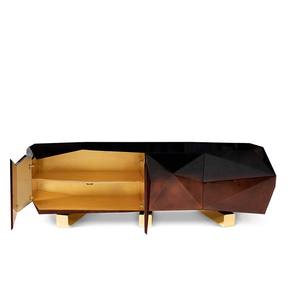 ตู้บุฟเฟต์โลหะขาเฟอร์นิเจอร์ห้องนั่งเล่นแบบกำหนดเองได้หรูหราทันสมัยแบบอิตาลี - Product Image 6