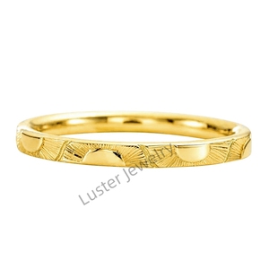 Luster Jewelry 10k 14k 18K Solid Gold <strong>Ring</strong> for Couple <strong>Rings</strong> <strong>Plain</strong> Gold Wedding Engagement <strong>Rings</strong> Designed by Famous Designers - Product Image 2