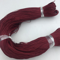Cordon en polyester ciré 1mm 420 mètres/rouleau pour la fabrication de bijoux