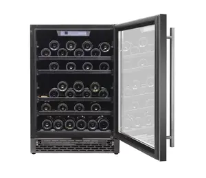 Compressor Wine Cooler Refrigerator Large Freestanding Wine Cellar Fridge For Red White Champagne Or Sparkling