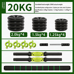<span class=keywords><strong>Mancuernas</strong></span> de Acero, Equipo de Fitness para Hombre, Barra Multifuncional para el Hogar, Un Par, Peso Ajustable, para Fisicoculturismo - Product Image 6