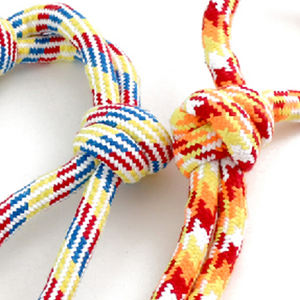 Jouet interactif pour chien et chat en corde de coton écologique de 55 cm, style dessin animé, durable, livré dans un sac - Product Image 3