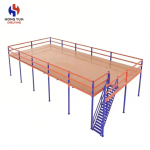 <strong>Q235</strong> <strong>Steel</strong> Mezzanine Shelving Warehouse Attic Storage <strong>Rack</strong> - Product Image 1