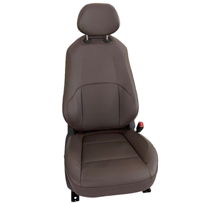 Juego de Asientos Eléctricos de PVC Marrón Premium (Ajuste Universal), Ajuste Rápido, Construcción Robusta, Mejora la Experiencia de Conducción, Proyectos de Modificación de Automóviles, Carpool - Product Image 1