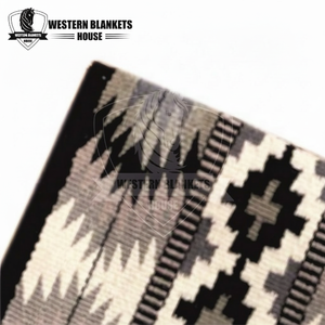 Sudadero Occidental para Caballo, Diseño Personalizado, Estilo Rancho Indio, Transpirable, de Polialgodón, con Parches de Cuero, Lana Brillante y Felpa, Cómodo y de Alta Calidad - Product Image 1