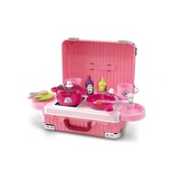 Jouet de cuisine miniature KSF pour bébé, jouet préscolaire, ensemble de 2025 accessoires, cuisinière, vaisselle, cuisine, jeu de simulation pour enfants