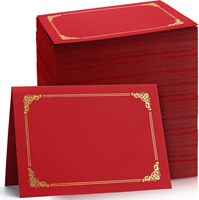 Porte-certificats, porte-diplômes, pochettes pour certificats pour papier de format lettre 8,5 x 11, pochettes pour certificats