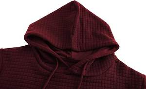 Sudadera con Capucha para Hombre, Personalizada con Logotipo, Impresión Puff, Tejido Sólido, Forro Frontal, Secado Rápido, Teñido en Prenda, 100% Poliéster, Invierno - Product Image 4