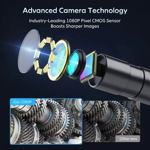 Boroscopio con Resolución HD 1080P, Endoscopio Industrial de 1m y 8mm, Cámara Endoscópica Industrial con Módulo Corto - Product Image 3